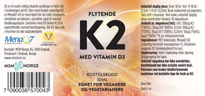 Vitamin D med K2